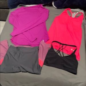 Bundle of Under Armour Woman’s work out clothing